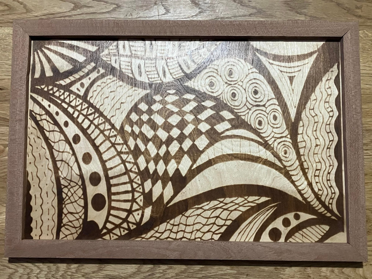 Abstract Art - Textured Curves