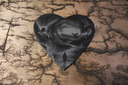 Fantasy Angelic Journey Engraved Slate