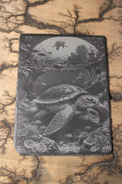 Sea Turtle Engraving