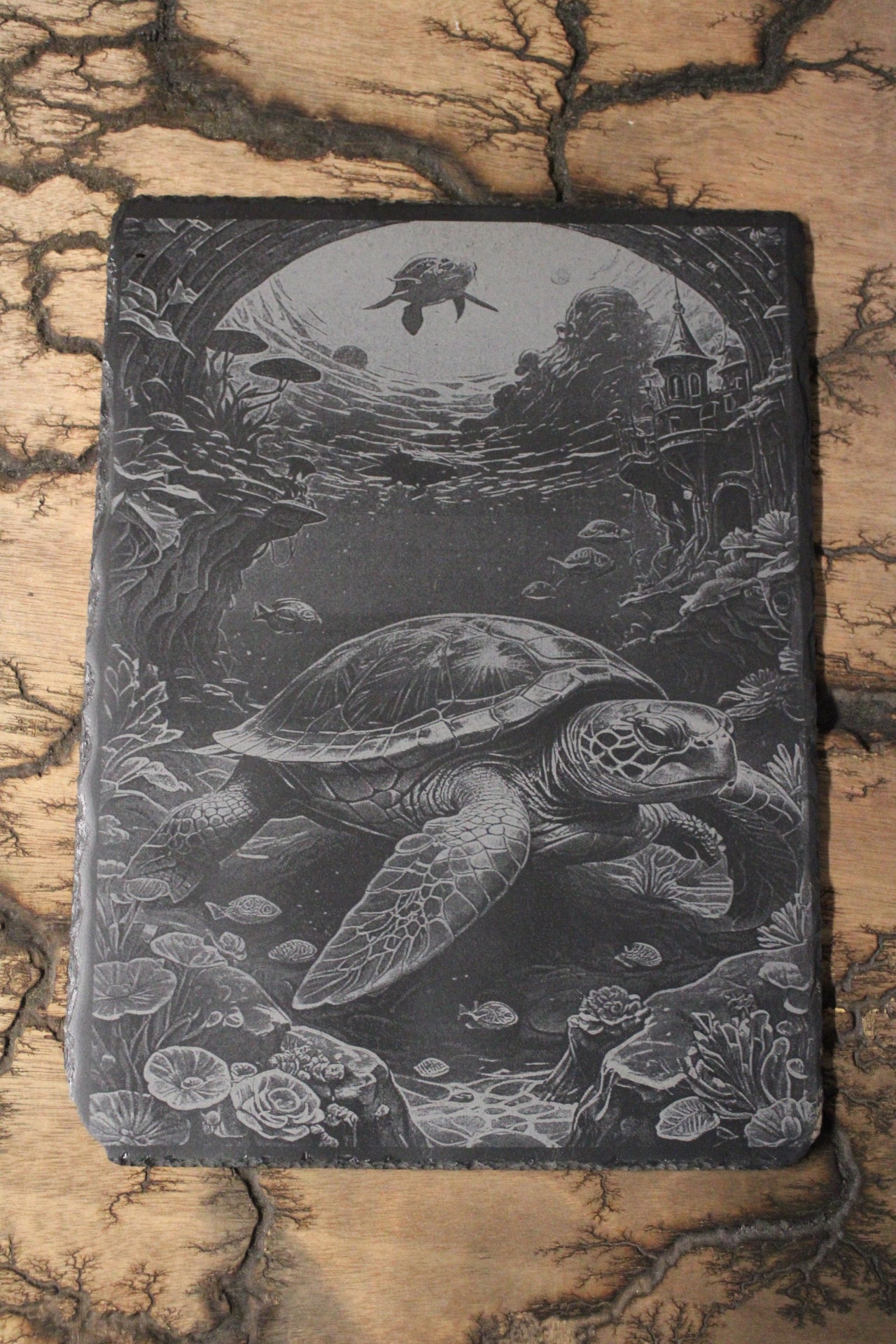 Sea Turtle Engraving