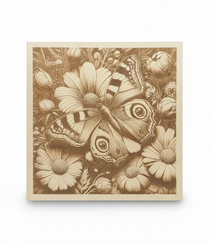 Butterfly - Engraved Wood
