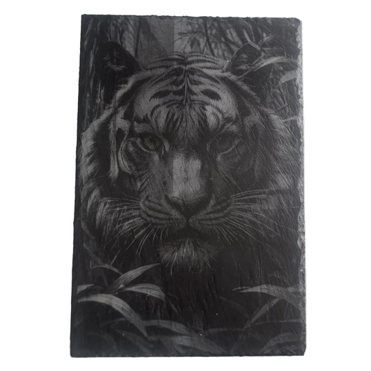 Tiger - Slate Engraving