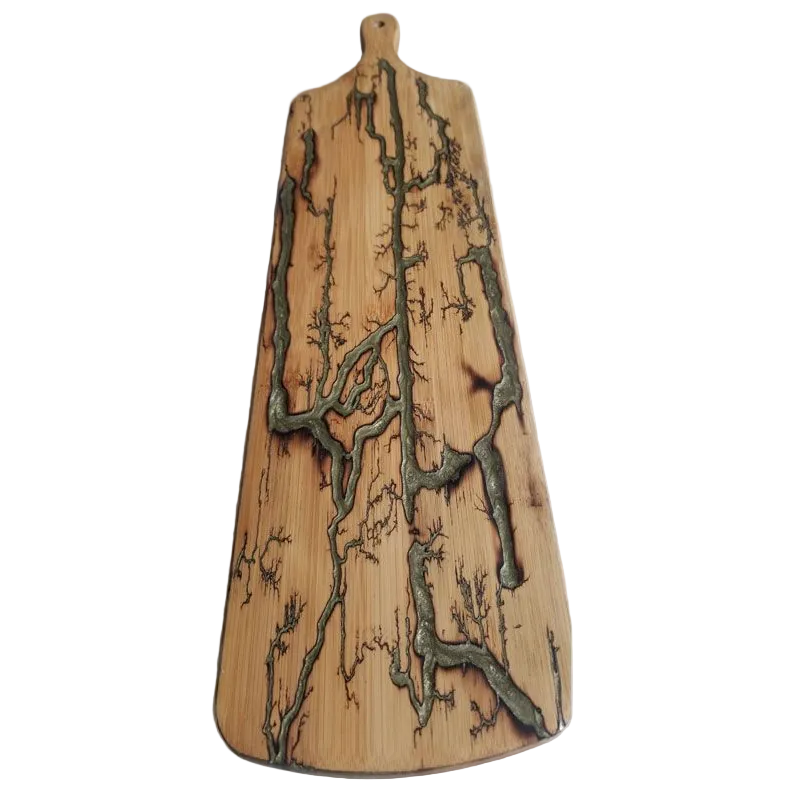 Lichtenberg Chopping Board - Grey Resin