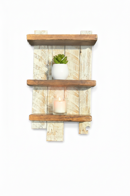 Rustic Reclaimed Wooden Shelf