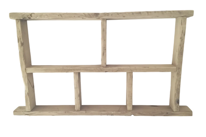 Bespoke Reclaimed Wood Handcrafted Rustic Shelf Unit